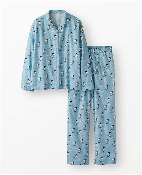 Women's Peanuts Holiday Flannel Pajama Set | Hanna Andersson