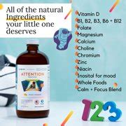 Buy Liquid Health Attention 16 oz Natural Kids Liquid Nootropic Focus ...