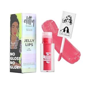 Buy Elitty Jelly Lips- Pink Lip Gloss for High Shine, Glossy Finish ...
