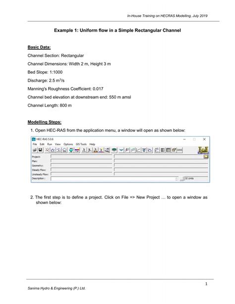 Image result for HEC-RAS Tutorial