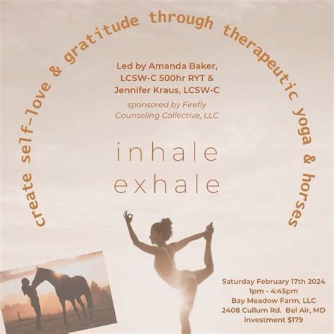 Therapeutic Yoga & Creative Arts with Horses, Bay Meadow Farm LLC ...