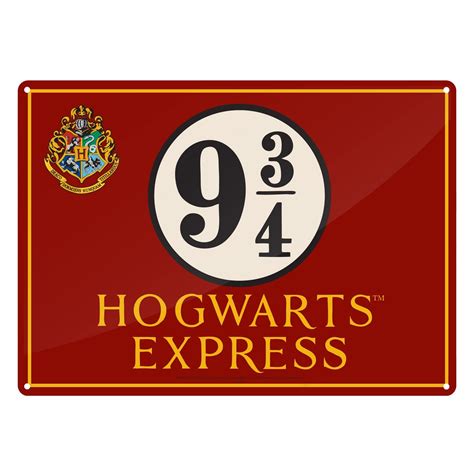 Buy Harry Potter Tin Sign Small - Harry Potter (Hogwarts Express ...