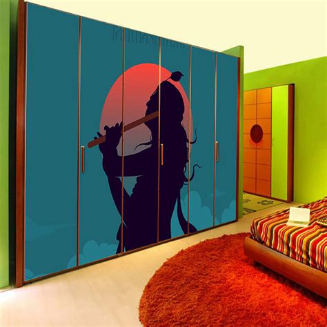 Wardrobe Krishna Sticker – Myindianthings