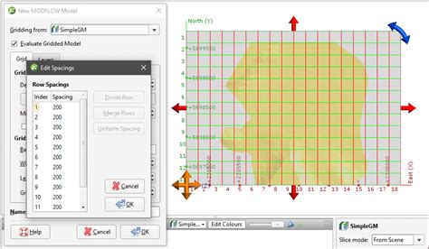 Basic Tutorial MODFLOW 的图像结果