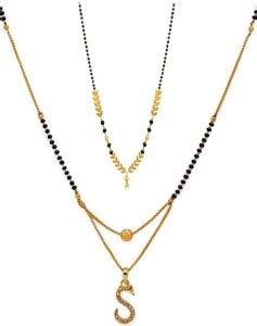 Traditional (s) Alphabet Mangalsutra for women Alloy Mangalsutra Price ...