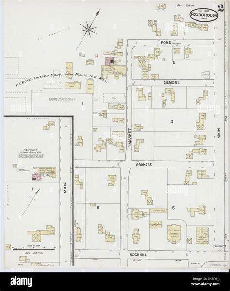 Foxboro map hi-res stock photography and images - Alamy