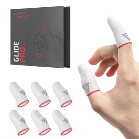 Vero Forza Glide Pro V2 - Gaming Finger Sleeves with VFiber 3.0 Technology