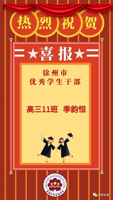 我校学生荣获徐州市三好学生、优秀学生干部、先进学生集体-徐州京师未来实验学校