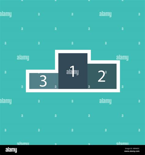 Winners podium ranking icon. Vector illustration Stock Vector Image & Art - Alamy