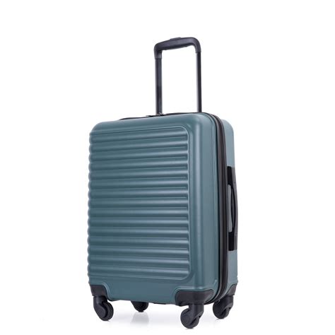 21" Travelhouse ABS Hardshell Light-weight Carry On Luggage w/ Silent Spinner Wheels (Various ...