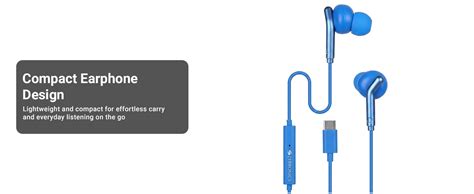 Zebronics Type-C Wired Earphones, in-Line MIC, Deep Bass, 1.2m Cable ...