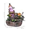CHRONIKLE Polyresin Orange Birds Tabletop 3 Steps Indoor Water Fountain ...