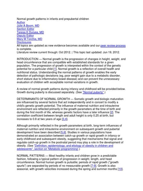 Normal Growth Patterns 的图像结果