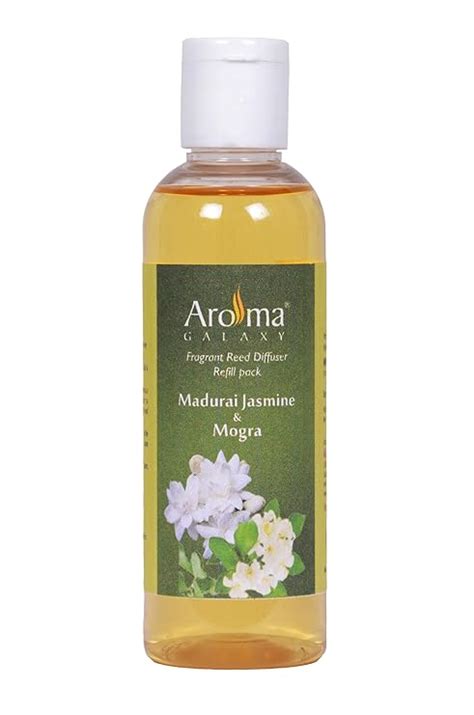 Aroma Galaxy Natural and Undiluted Madurai Jasmine Aroma Reed Diffuser ...