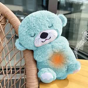 Buy Niku Breathing Teddy Bear Otter Soft Toys for Kids Baby Girls Blue ...
