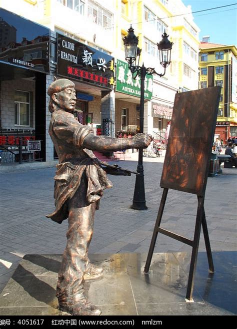 满洲里街头雕塑高清图片下载_红动中国