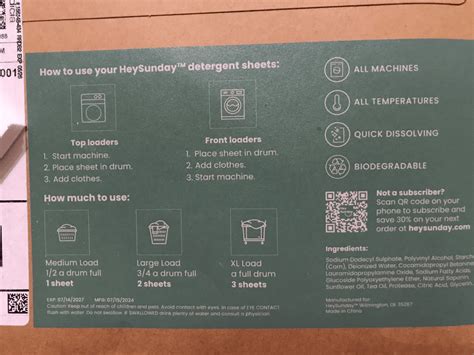 Product Review: Hey Sunday Laundry Sheets