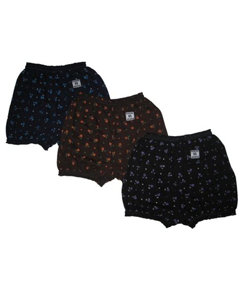 Buy SUKHAD Kids Bloomers (Pack of 3) (KBD-65CM_Multi Color_7-8 Years ...