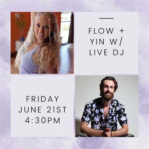 Live DJ Flow + Yin with Gretta and Alex, Ohana Moon Yoga, Cameron Park ...