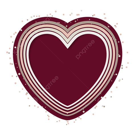 Layer Of Heart Vector, Love And Valentine, Love Card, My Heart PNG and Vector with Transparent ...