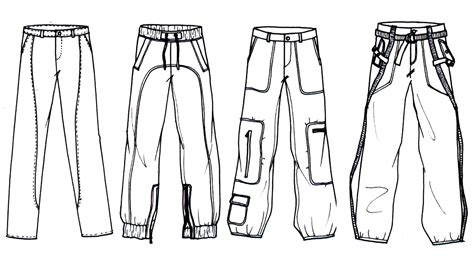 Pin by Caro on Trazos | Fashion design sketches, Pants drawing, Fashion ...