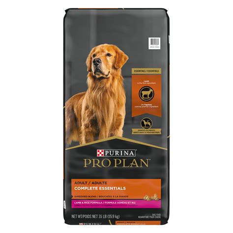 Purina Pro Plan Adult Complete Essentials Shredded Blend Lamb & Rice ...