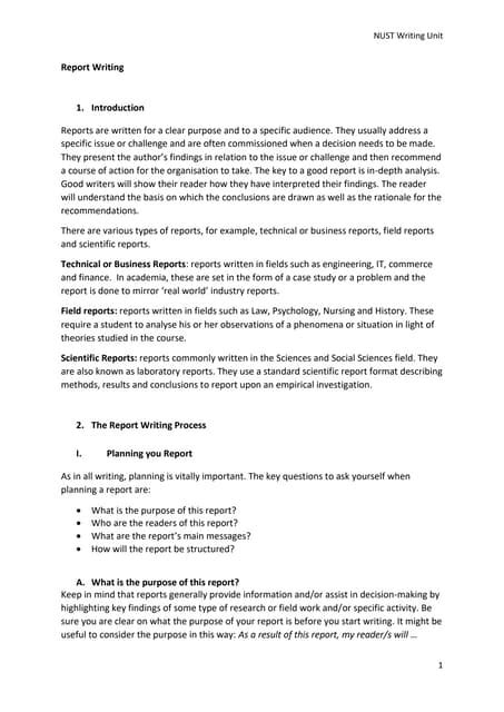 Image result for Report Writing Sample Examples