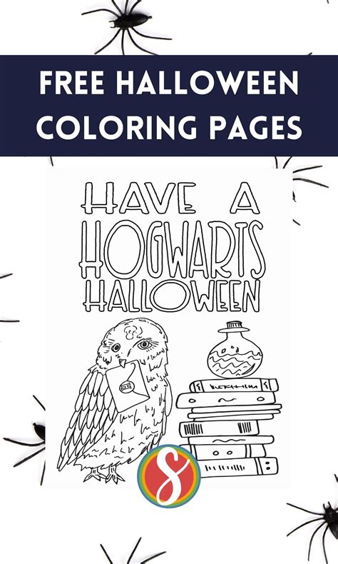 Free Halloween Coloring Pages — Stevie Doodles