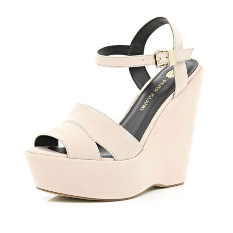 Wedge Pale Pink Womens Sandals at Alfred Willeford blog