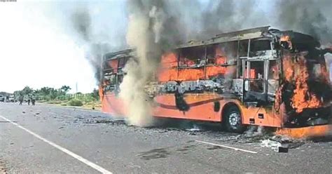 Jaisalmer bus fire: Bus driver & owner held; SIT formed