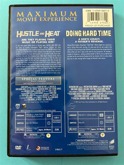 Hustle and Heat/Doing Hard Time (DVD, 2008, 2-Disc Set) for sale online ...