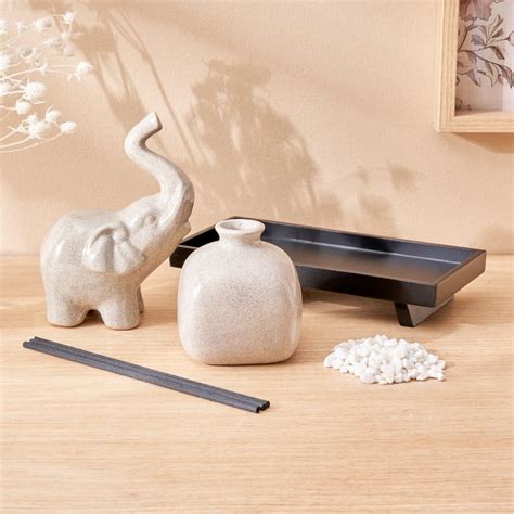 Buy Divine Ceramic Elephant Diffuser Set from Home Centre at just INR 599.0