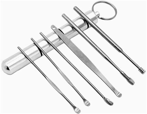 MIPAHI Stainless Steel 6-Piece Ear Pick Set,Spiral India | Ubuy