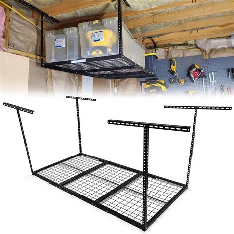 Buy Kojem 3x6 Overhead Garage Storage Adjustable Ceiling Storage Rack ...