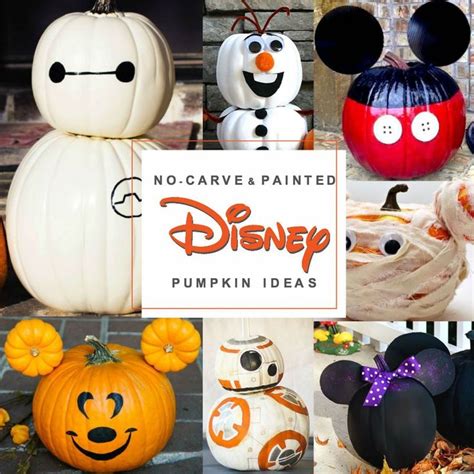 painted pumpkins disney