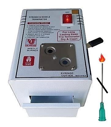 Lab Junction Electrical Needle Destroyer Machine,Surgical Syringe ...