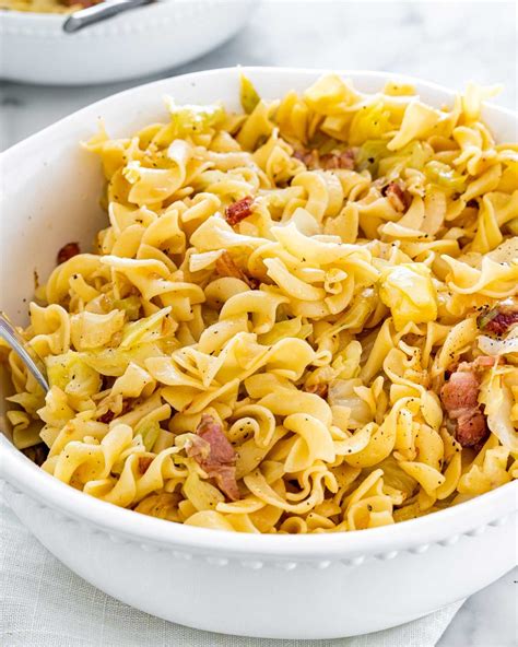 Haluski (Cabbage and Noodles) - This Polish recipe made with egg ...