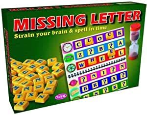 Buy Class fun Missing Letter Educational Game with Sand Timer ...