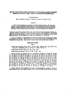 Pelagic amphipods in the collections of the Central Marine Fisheries ...