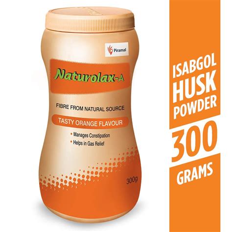 Naturolax-A Isabgol Powder |300g - Pack of 1| Psyllium Husk Powder ...