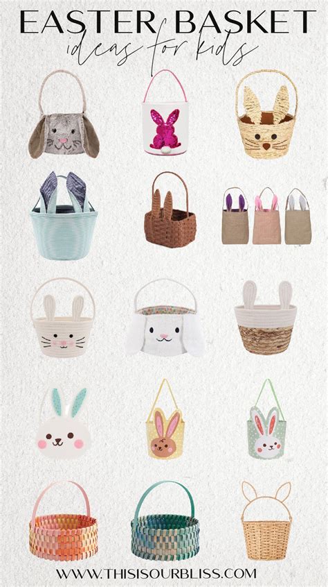 15+ Adorable Easter Basket Ideas for Kids - This is our Bliss