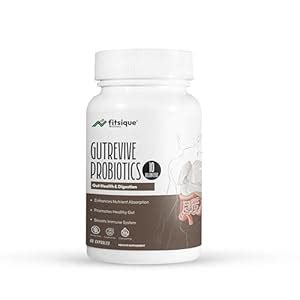 Fitsique Wellness Gut Revive Probiotic - 10 Billion CFU | Supports Gut ...