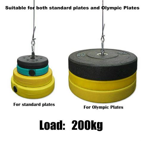 Diy pulley cable pulldown attachment system biceps triceps ...