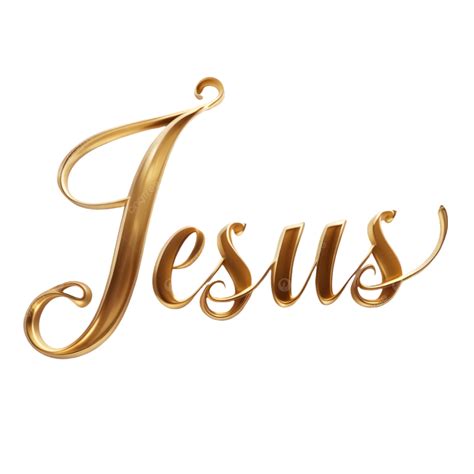 Jesus Name In Cursive