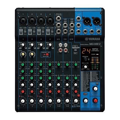 YAMAHA MG10XU 10-Channel Analog Audio Mixer, Usb Connection, With 4 ...