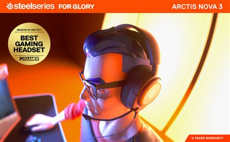 SteelSeries New Arctis Nova 3 Multi-Platform Wired Gaming On Ear ...