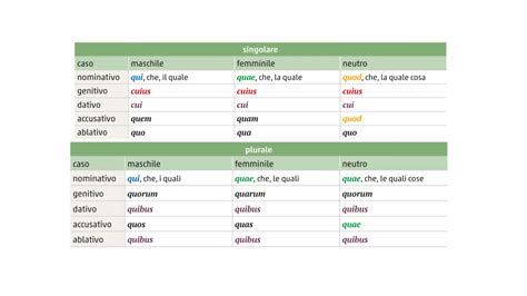 Il Pronome Relativo Qui, Quae, Quod | Algor Library