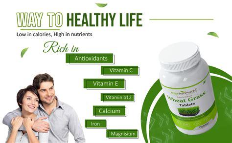 Attar Ayurveda Wheat Grass Tablets (120 Tablets, 500mg) - Natural ...