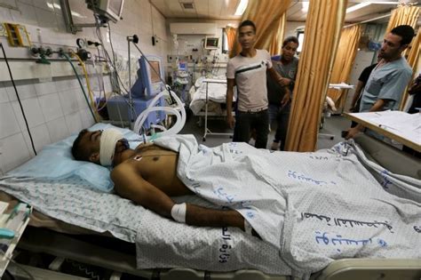 Tear Gas Canister Fired By Israeli Troops Hits Palestinian Man In The ...