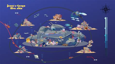 Dive sites at Andaman